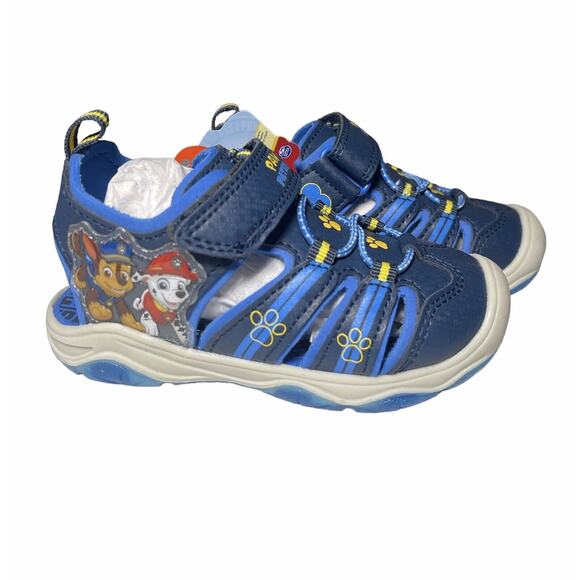 Nickelodeon Paw Patrol Closed Toe Sandals NEW Size 7 Flashing Lights! Toddler - Picture 1 of 13